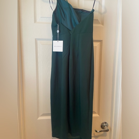 Taking it Back Midi Dress Forest Green - Picture 4 of 5